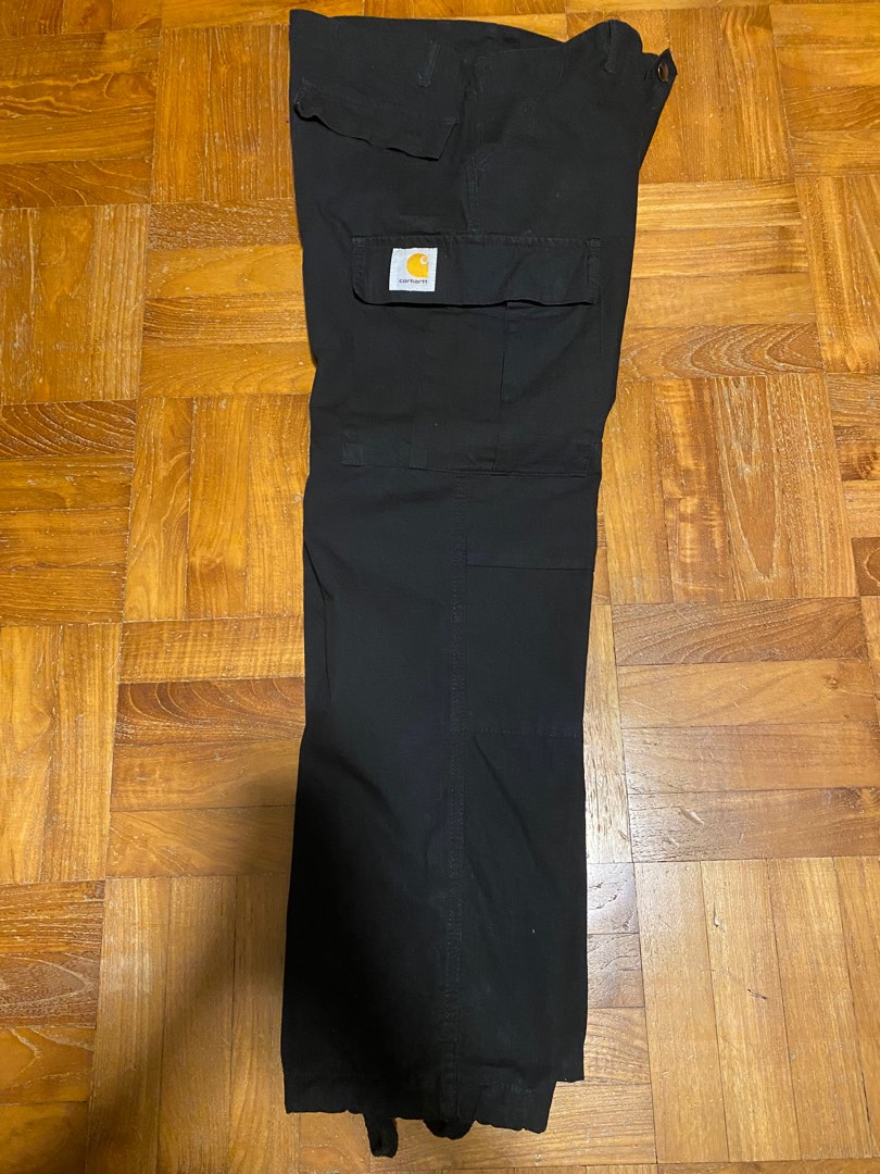 Carhartt ripstop cargo pants (black), Men's Fashion, Bottoms, Trousers