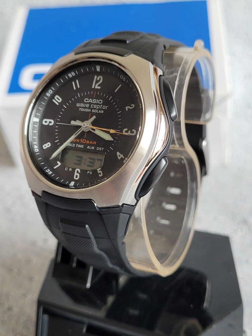 Casio wave ceptor illuminator world time online