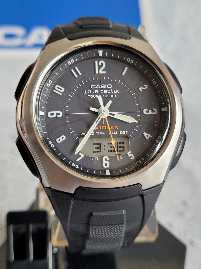 Casio wave ceptor deals illuminator world time