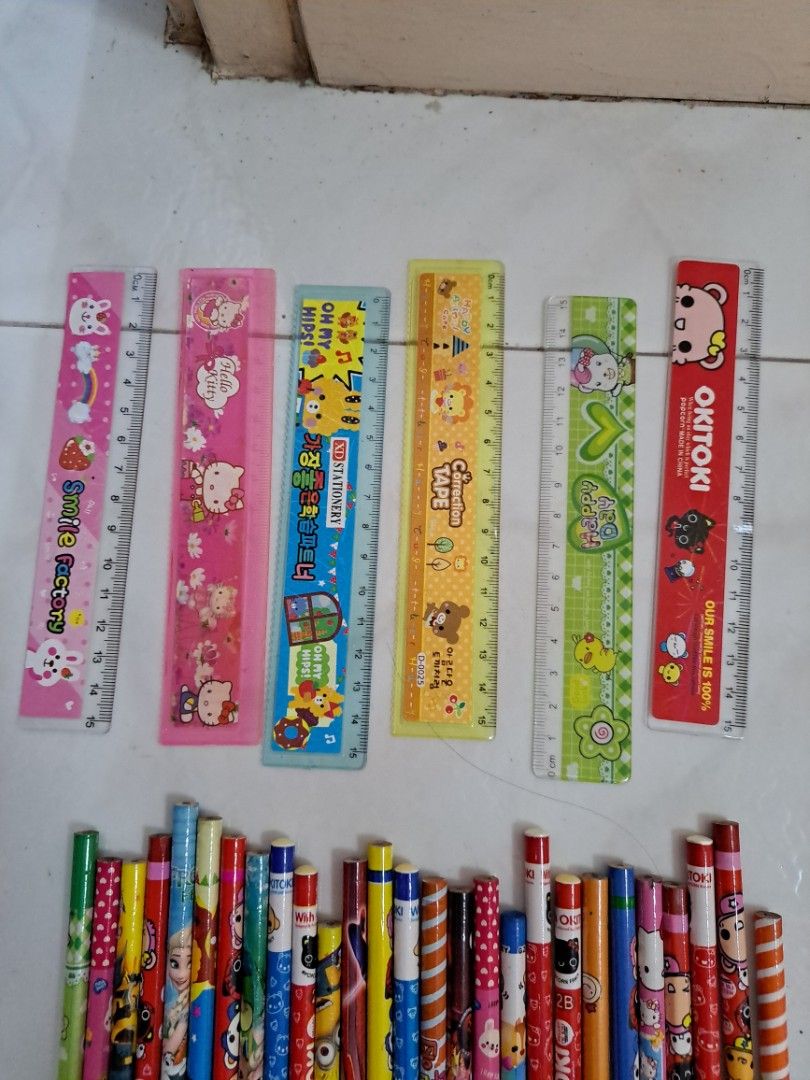 children kids stationeries pencil rulers sharpeners, Hobbies & Toys ...
