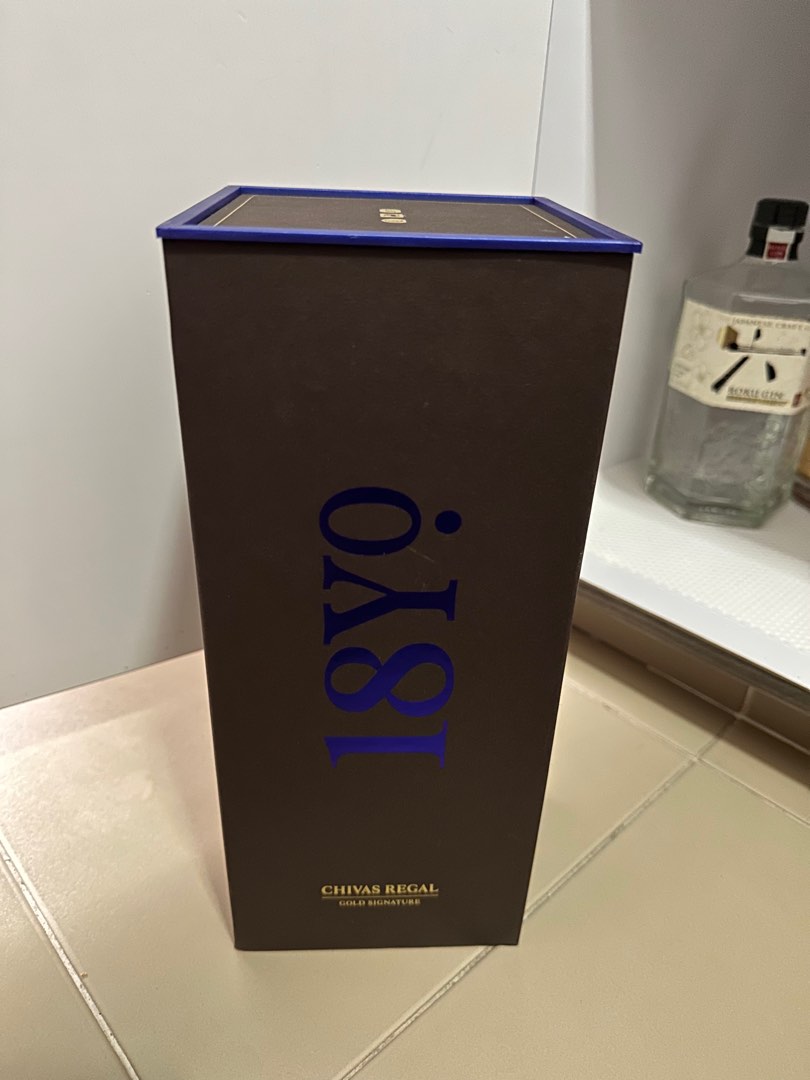 Chivas 18 years - 1000ml, Food & Drinks, Alcoholic Beverages on Carousell