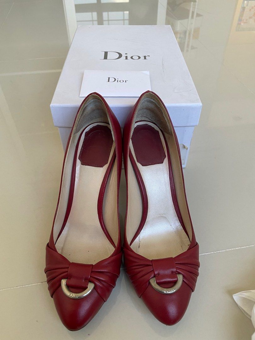 Red dior clearance heels