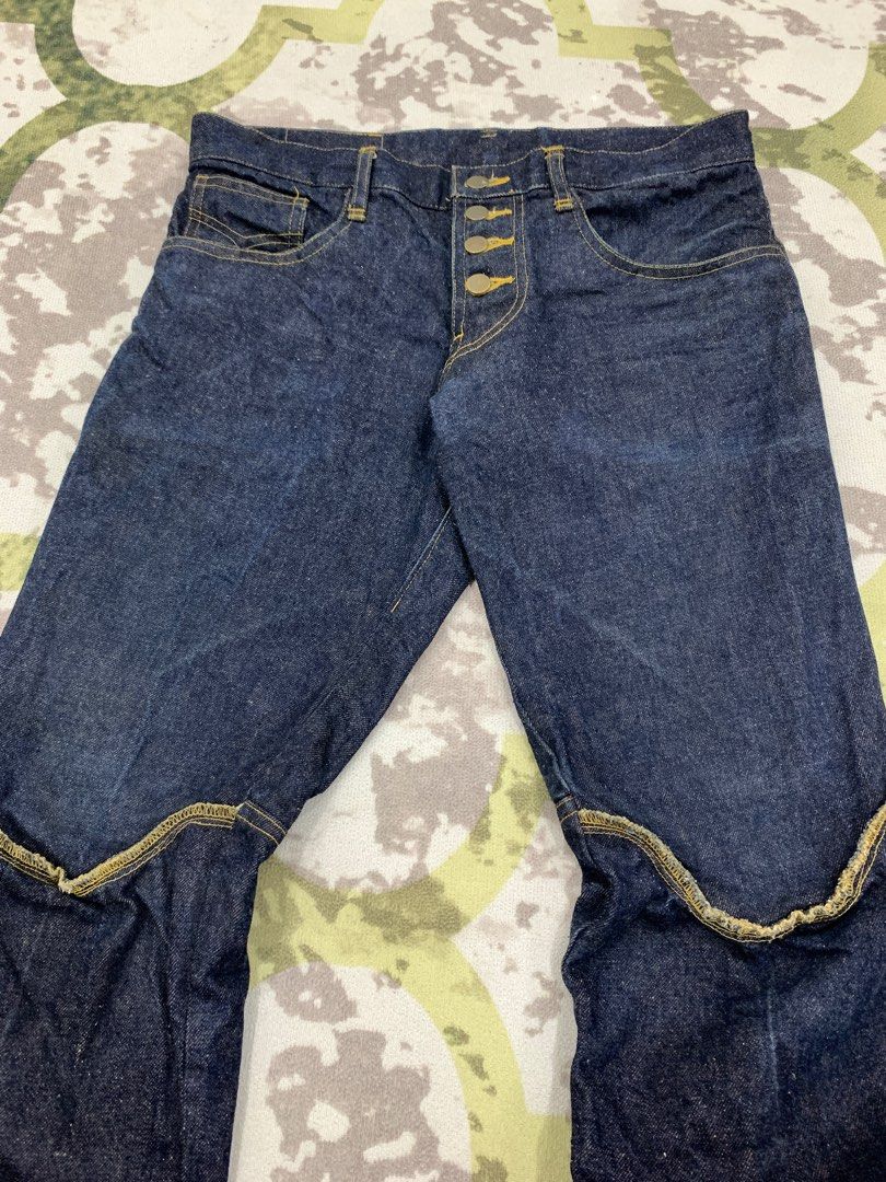 Christopher Nemeth Patched Knee Jeans, Men's Fashion, Bottoms, Jeans on  Carousell