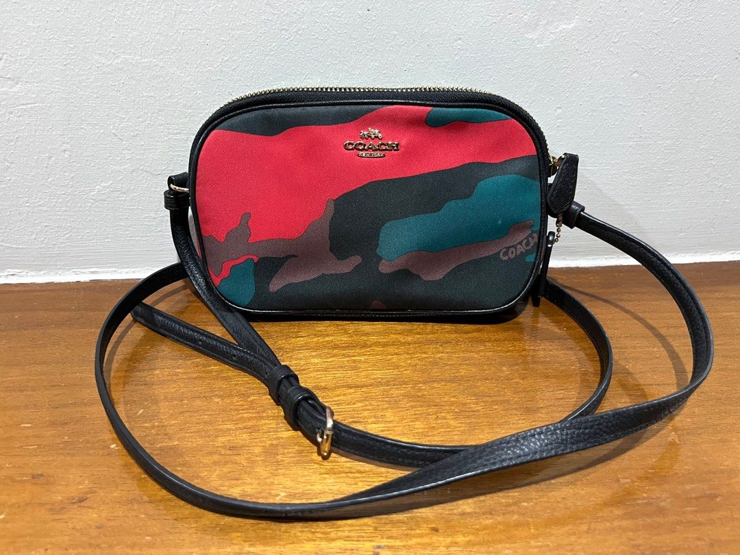 Coach Limited edition camouflage design sling bag Women s Fashion Bags Wallets Cross body Bags on Carousell