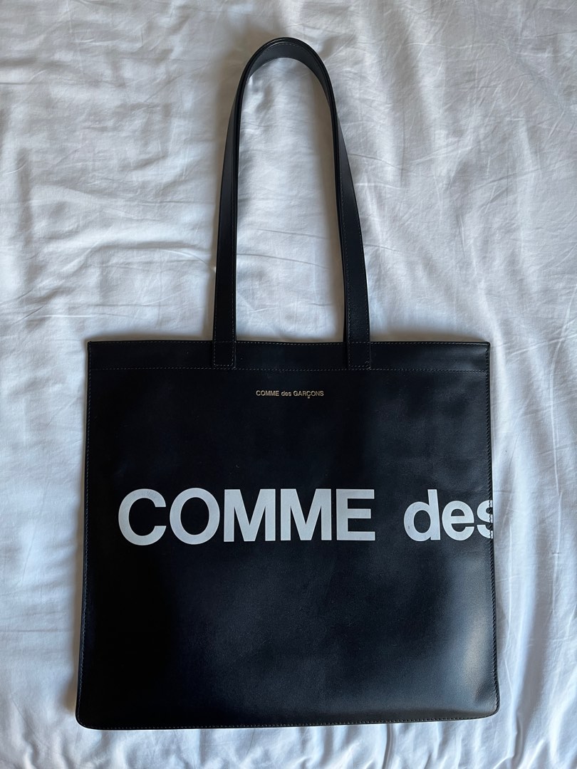 Comme des garcons leather tote best sale