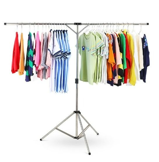 Compact Foldable Extendable Laundry Clothes Drying Rack Hanger