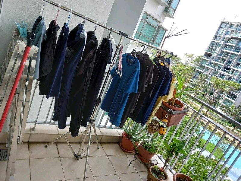 Compact Foldable Extendable Laundry Clothes Drying Rack Hanger65075077382017116