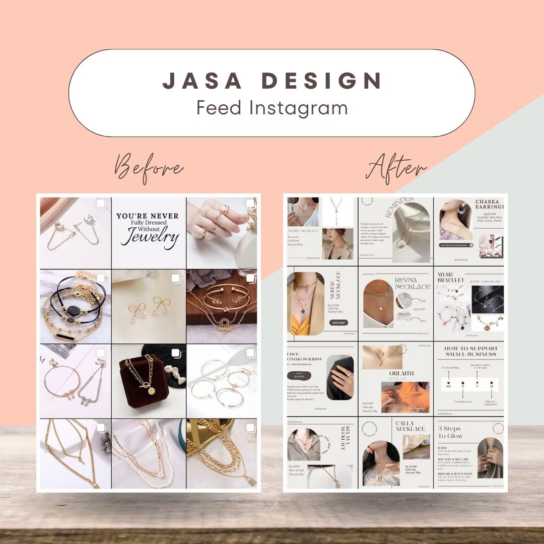 Design Feed Instagram, Jasa, Lainnya di Carousell