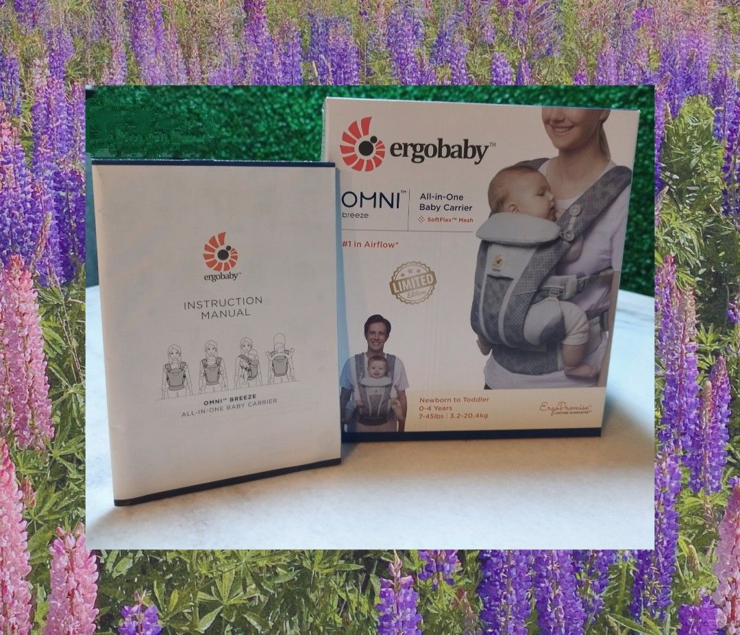 ErgoBaby Carrier OMNI BREEZE Limited Edition HEART 2 HEART