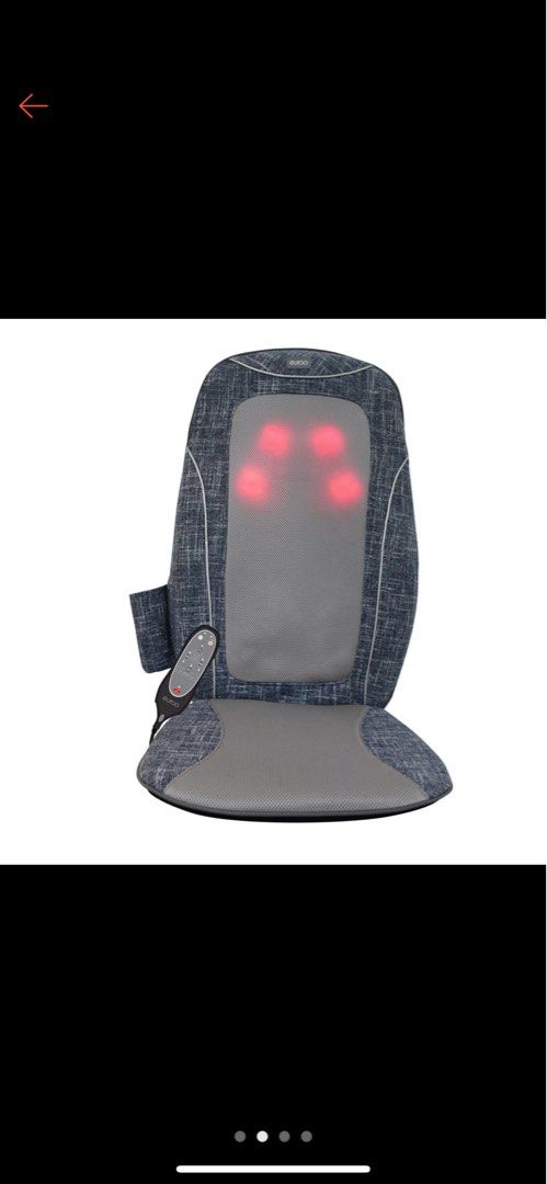 Euroo cushion massager (Category: Massage Devices) located in Manila. Submitted by samsantos (Listing ID 1227707314, Image 2). Description: For sale Unit only With little stain sa chair Pwede dalhin kahit saan With heater if you want.