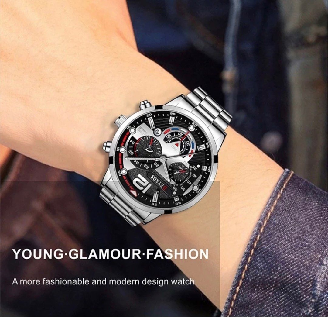 Men's business shop casual watches