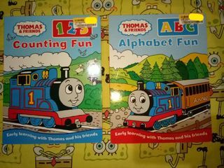 For Sale Books Thomas the Train and Friends:
Hardbound Books
1 - Counting Fun
1 - Alphabet Fun