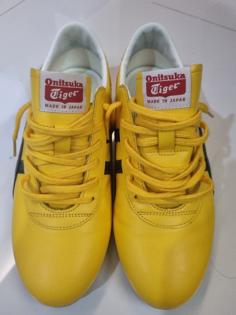 From my Private Collection. Onitsuka Tiger (Made in Japan) Kill Bill Edition. Very rarely used. Condition 9.7/10. Bought for SGD 350. Selling at $200 (Negotiable) (Category: Sneakers) located in Singapore. Submitted by johnnyjohnjoe (Listing ID 1227734211, Image 2). Description: From my Private Collection. Onitsuka Tiger (Made in Japan) Kill Bill Edition. Very rarely used. Condition 9.7/10. Bought for SGD 350. Selling at $200 (Negotiable).