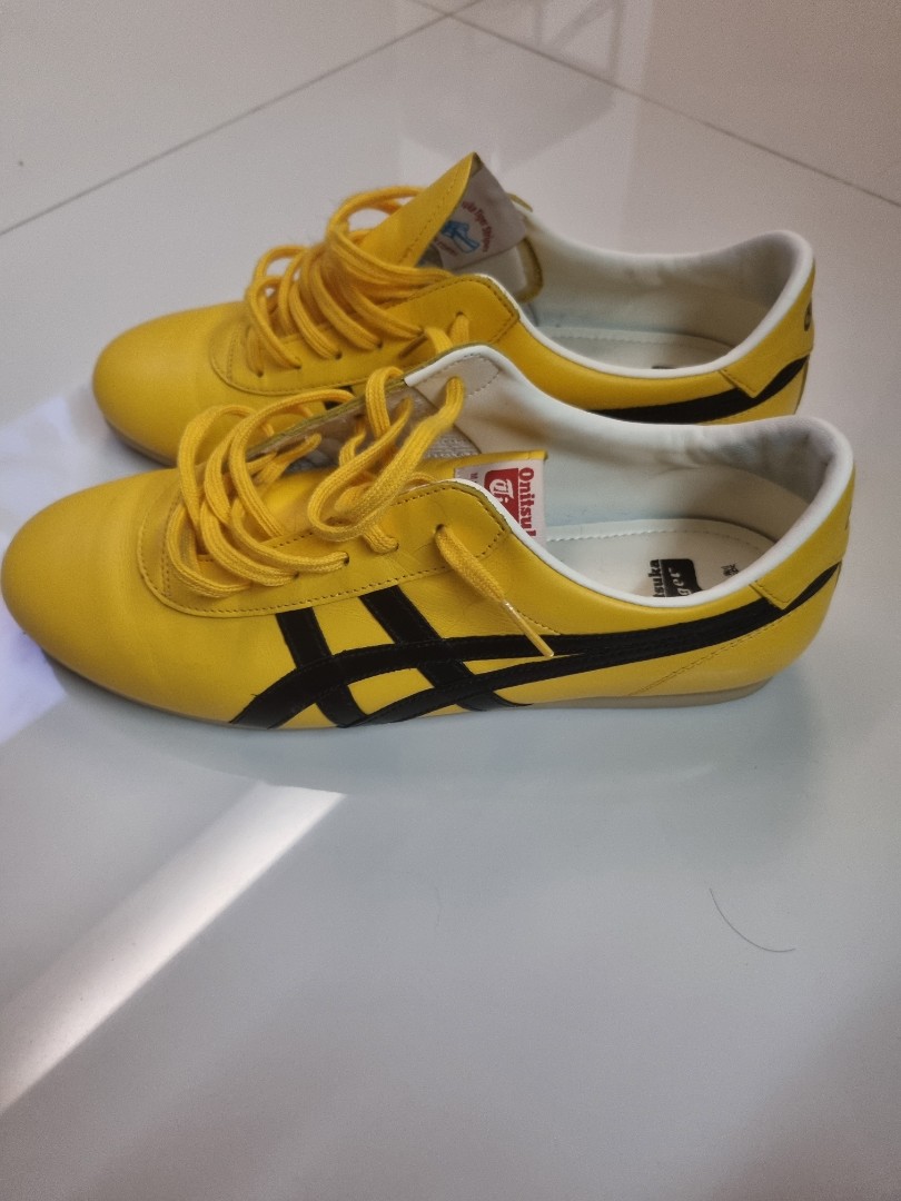 From My Private Collection. Onitsuka Tiger (Made In Japan) Kill Bill  Edition. Very Rarely Used. Condition 9.7/10. Bought For Sgd 350. Selling At  $300 (Negotiable), Men'S Fashion, Footwear, Sneakers On Carousell