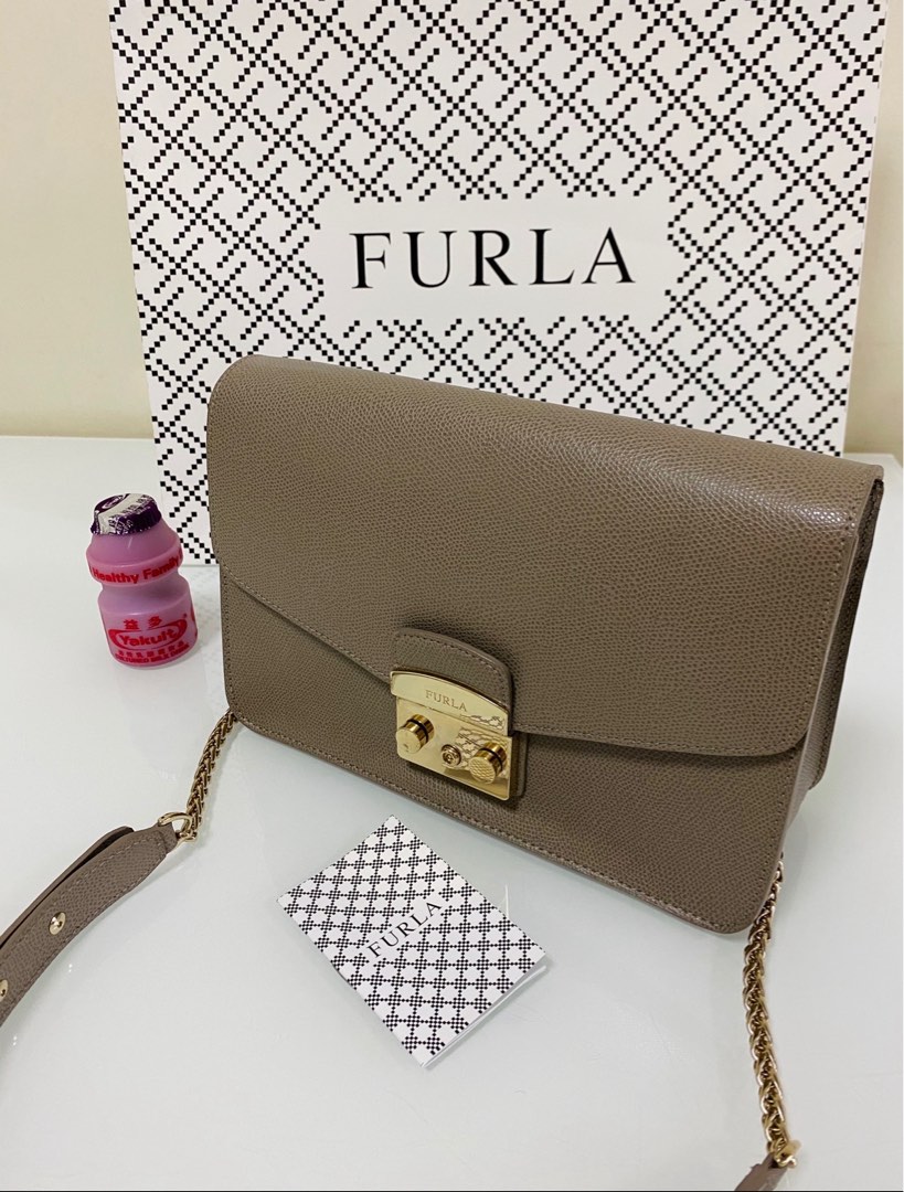 Furla metropolis new arrivals shoulder sabbia