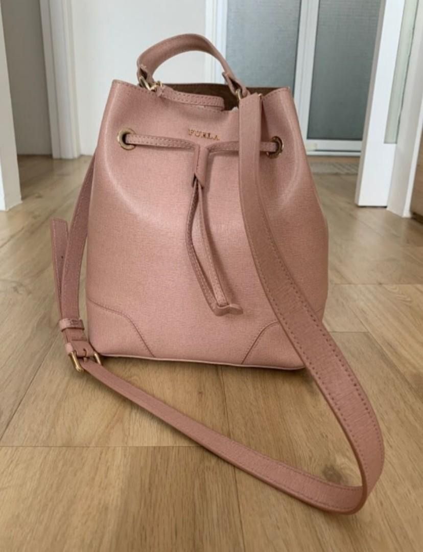 Furla stacy sales drawstring bucket bag
