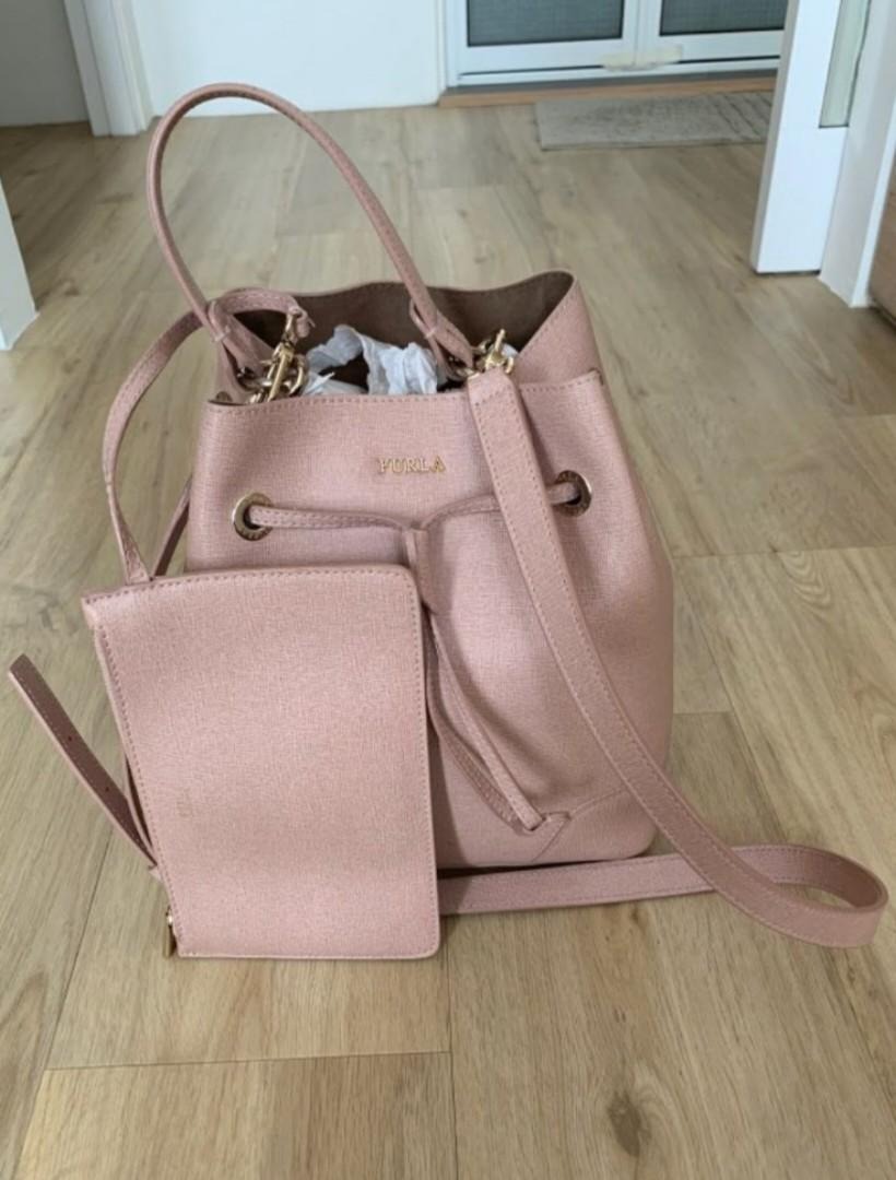 Furla stacy drawstring hotsell bucket bag
