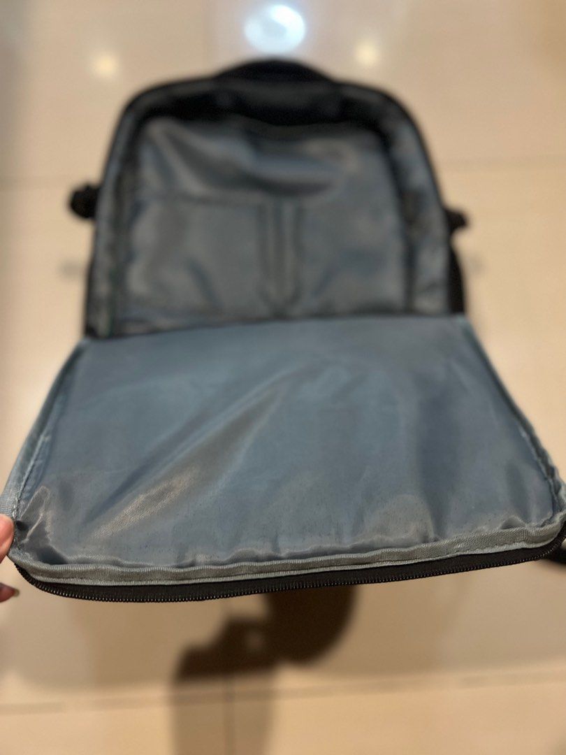 Future Lab backpack (Category: Backpacks) located in Singapore. Submitted by ziyter (Listing ID 1227735916, Image 3). Description: Future Lab backpack. Bought in taipei about 3yrs back used with care. last pic shows slight wear and tear. protective layer for laptop. expandable for bigger capacity. A good travelling bag. Interested pls PM Thanks.