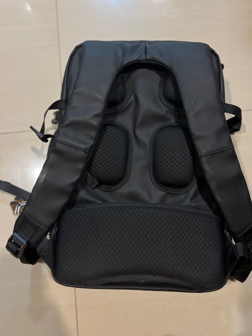Future Lab backpack (Category: Backpacks) located in Singapore. Submitted by ziyter (Listing ID 1227735916, Image 5). Description: Future Lab backpack. Bought in taipei about 3yrs back used with care. last pic shows slight wear and tear. protective layer for laptop. expandable for bigger capacity. A good travelling bag. Interested pls PM Thanks.