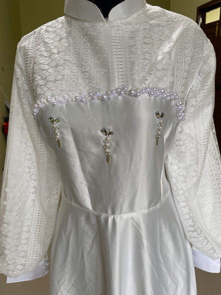 Gamis Putih White Dress Gaun naik sidi
