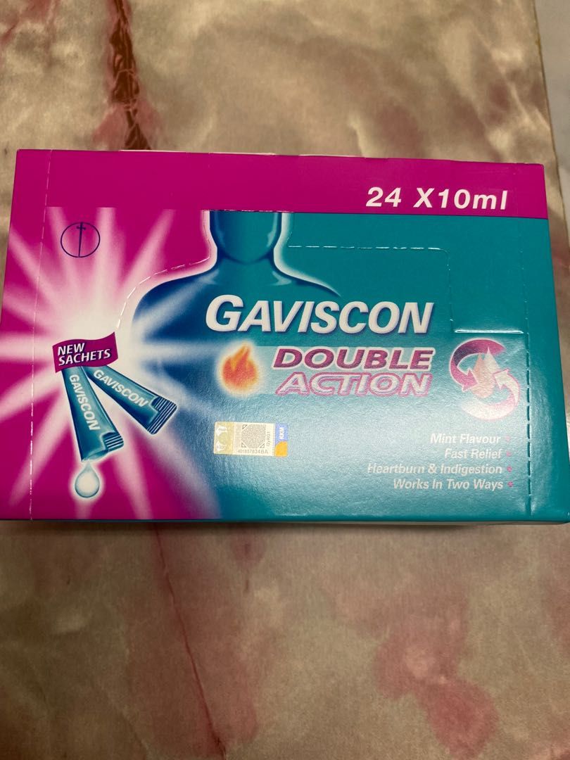 Gaviscon Liquid Sachets Double Action ( 10ml x 24pk ) Exp09/2024