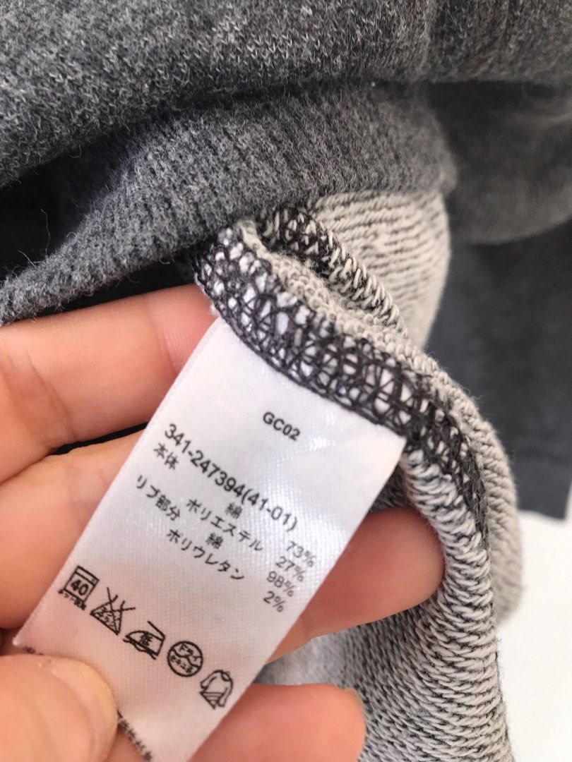 GU Jaket Sweeter Dark Grey, Fesyen Wanita, Pakaian Wanita, Baju Luaran ...