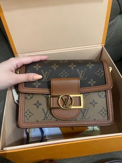 Louis Vuitton Rose Flou Mini Dauphine Bag