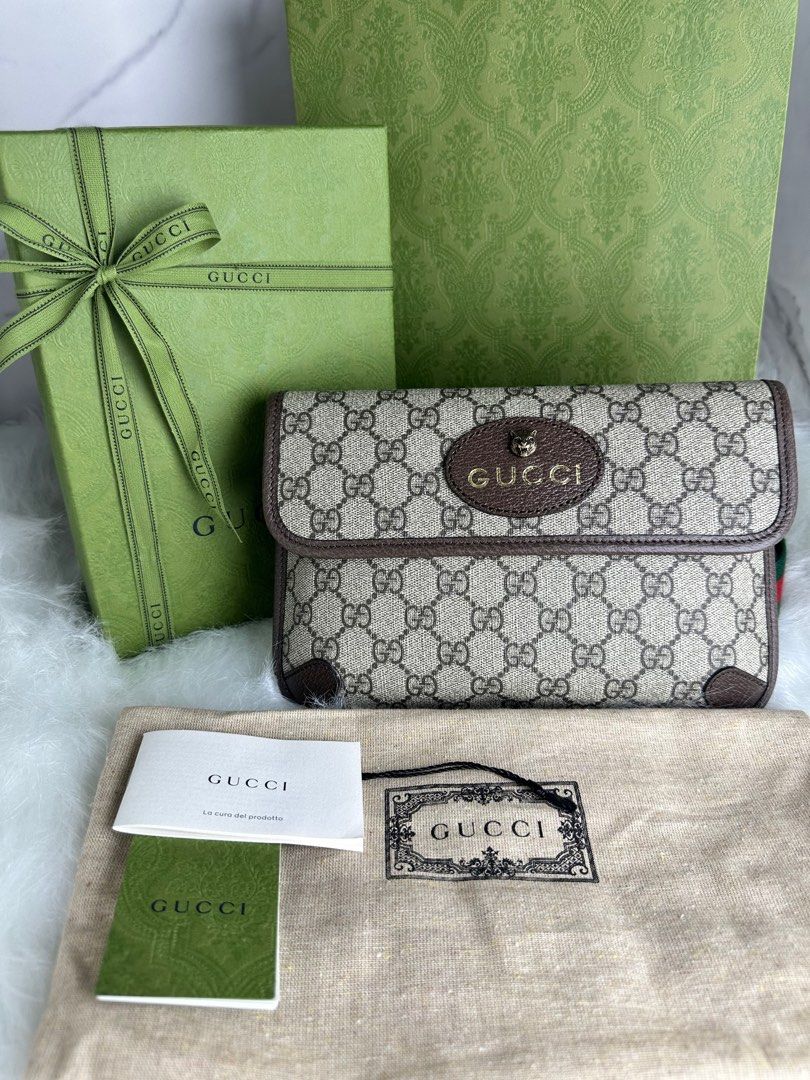 Gucci belt discount wallet