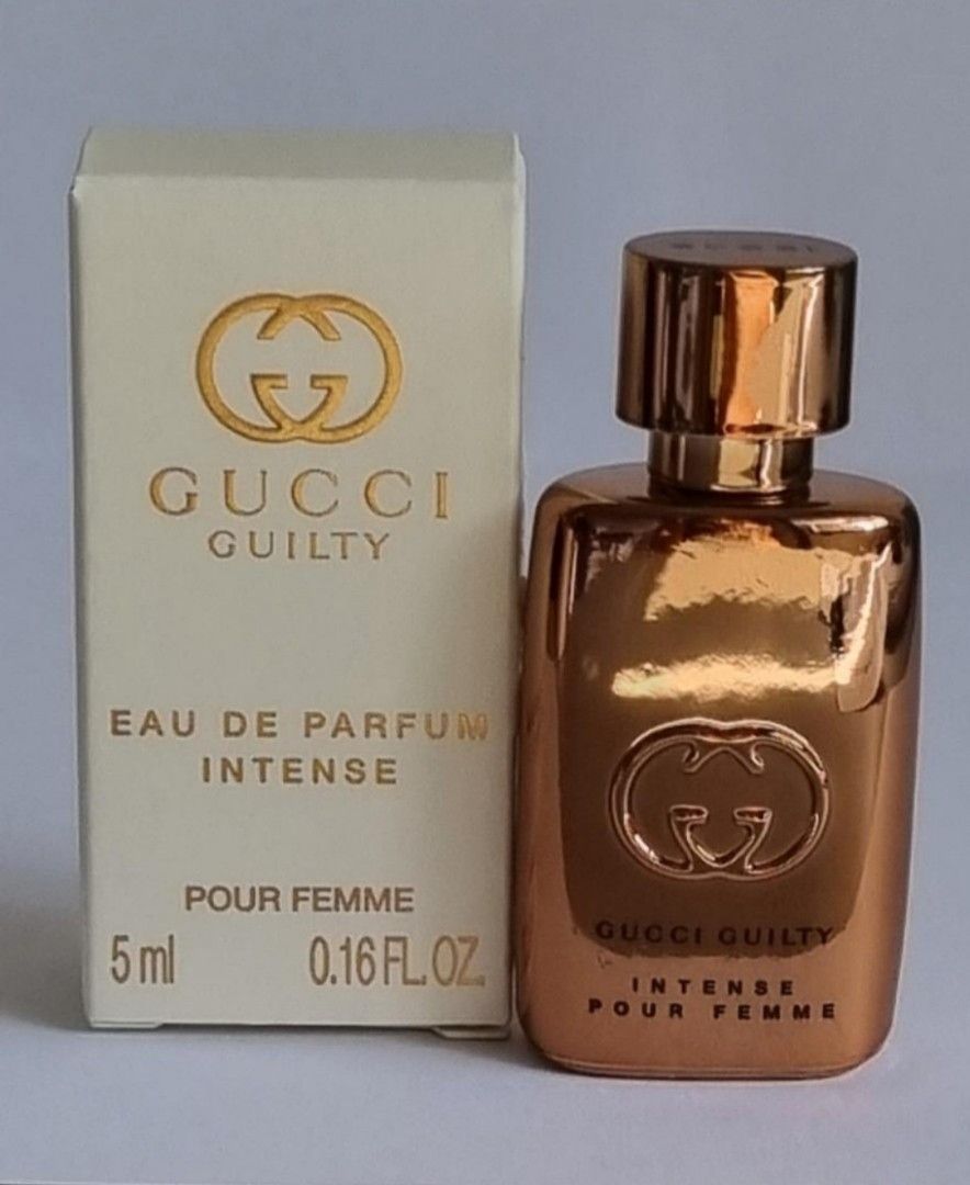 GUCCI GUILTY PERFUME 5ML, Beauty & Personal Care, Fragrance