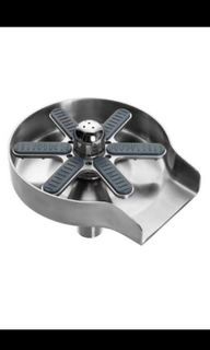 (Gun Metal) Glass Rinser Cup Cleaner Wash Cup