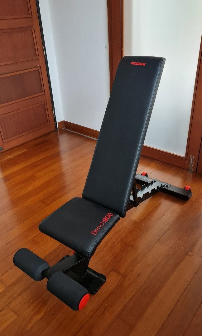 Gym bench Decathlon 900, Sports Equipment, Exercise & Fitness, Weights