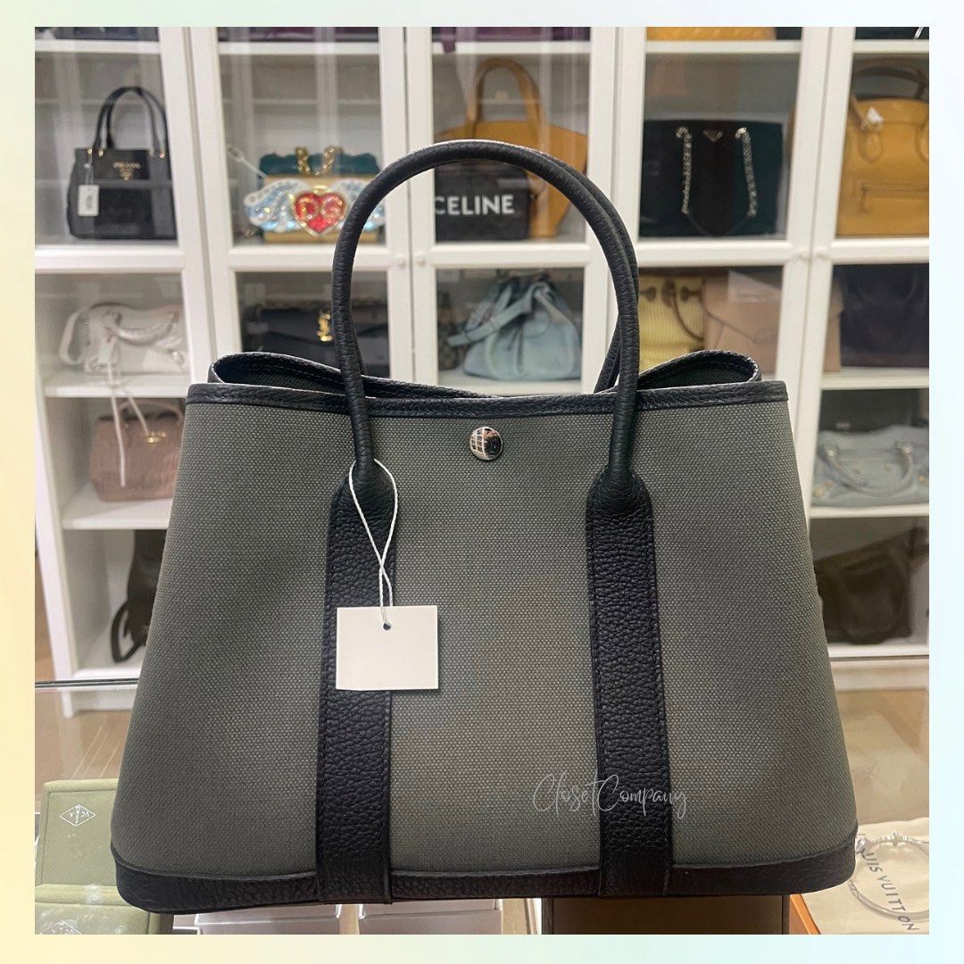 Hermes garden party 30 canvas, Luxury, Bags & Wallets on Carousell