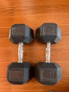 Hex Dumbbells 50LBS