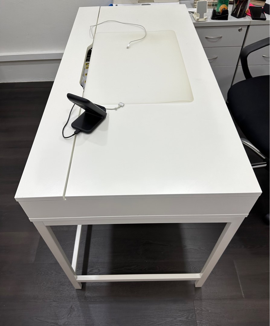 IKEA ALEX study desk 132x58x76cm, Furniture & Home Living, Furniture