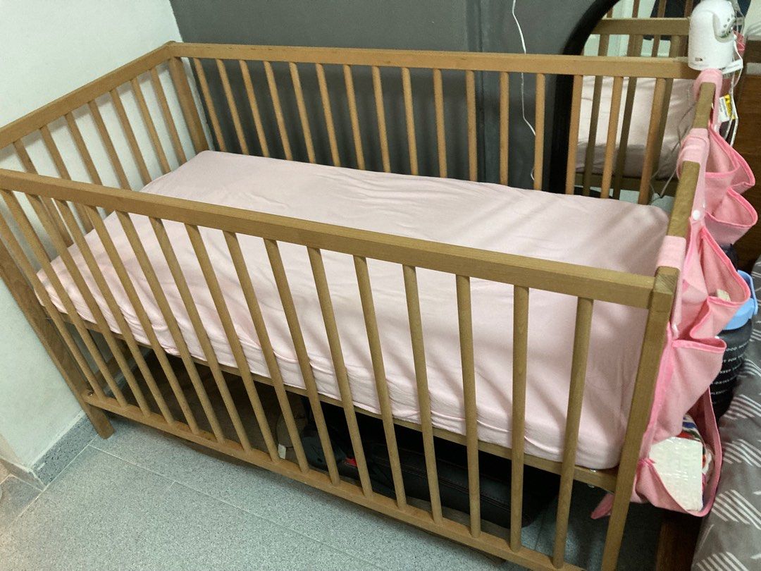 Ikea baby cot and mattress, Babies & Kids, Baby Nursery & Kids