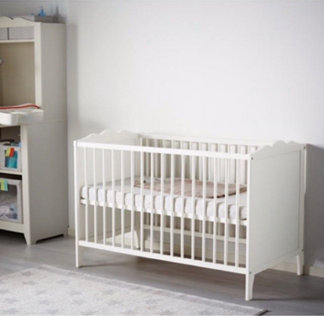 Ikea Baby Cot with mattress, Babies & Kids, Baby Nursery & Kids