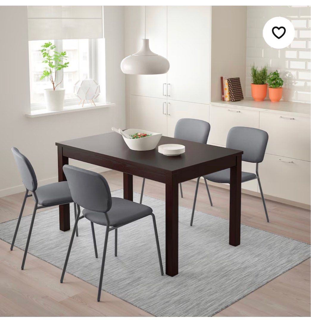 Ikea Brown Dining Table, Furniture & Home Living, Furniture, Tables ...
