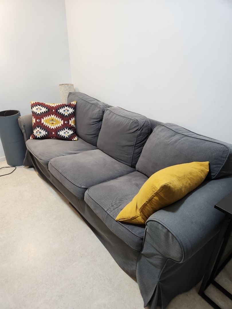 IKEA coach - Ektorp 3 seater couch, Furniture & Home Living, Furniture ...