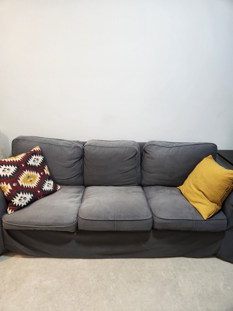 IKEA coach - Ektorp 3 seater couch, Furniture & Home Living, Furniture ...