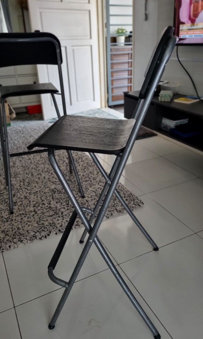 Ikea High Bar Stool Chairs Kerusi Ikea, Furniture & Home Living