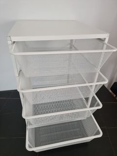 Ikea Jonaxel Storage combination w top shelf