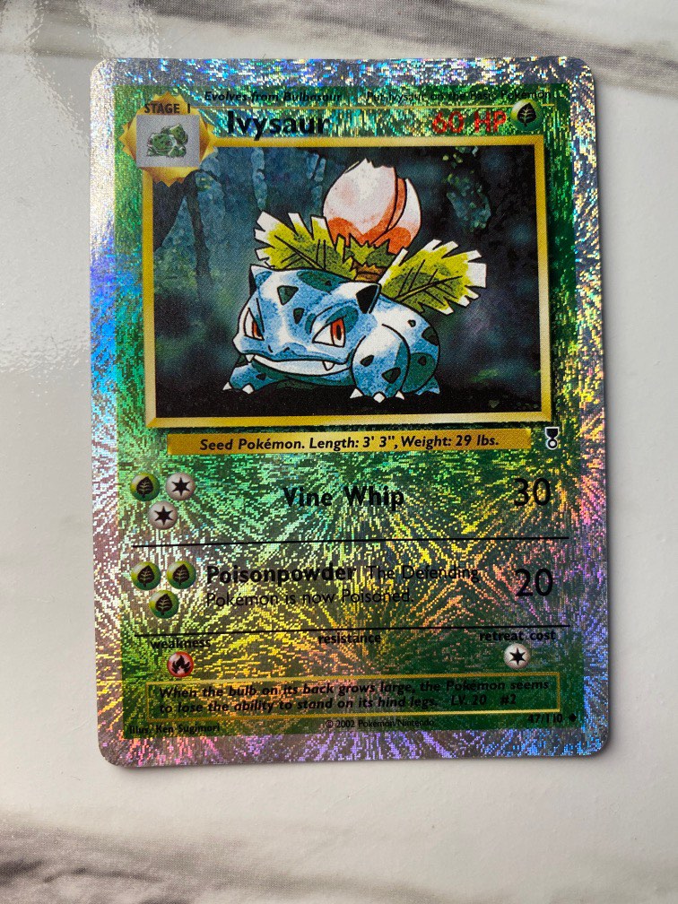 Ivysaur Reverse Holo Legendary Collection 47/110, Hobbies & Toys, Toys