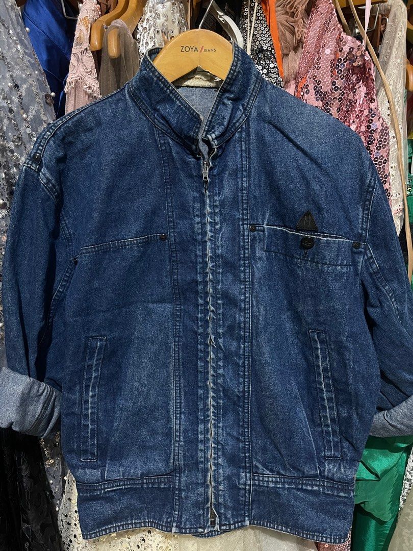 Jaket online jeans oversize