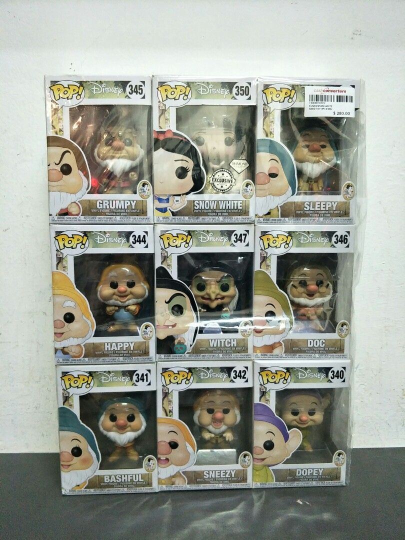 Snow white funko pop hot sale set