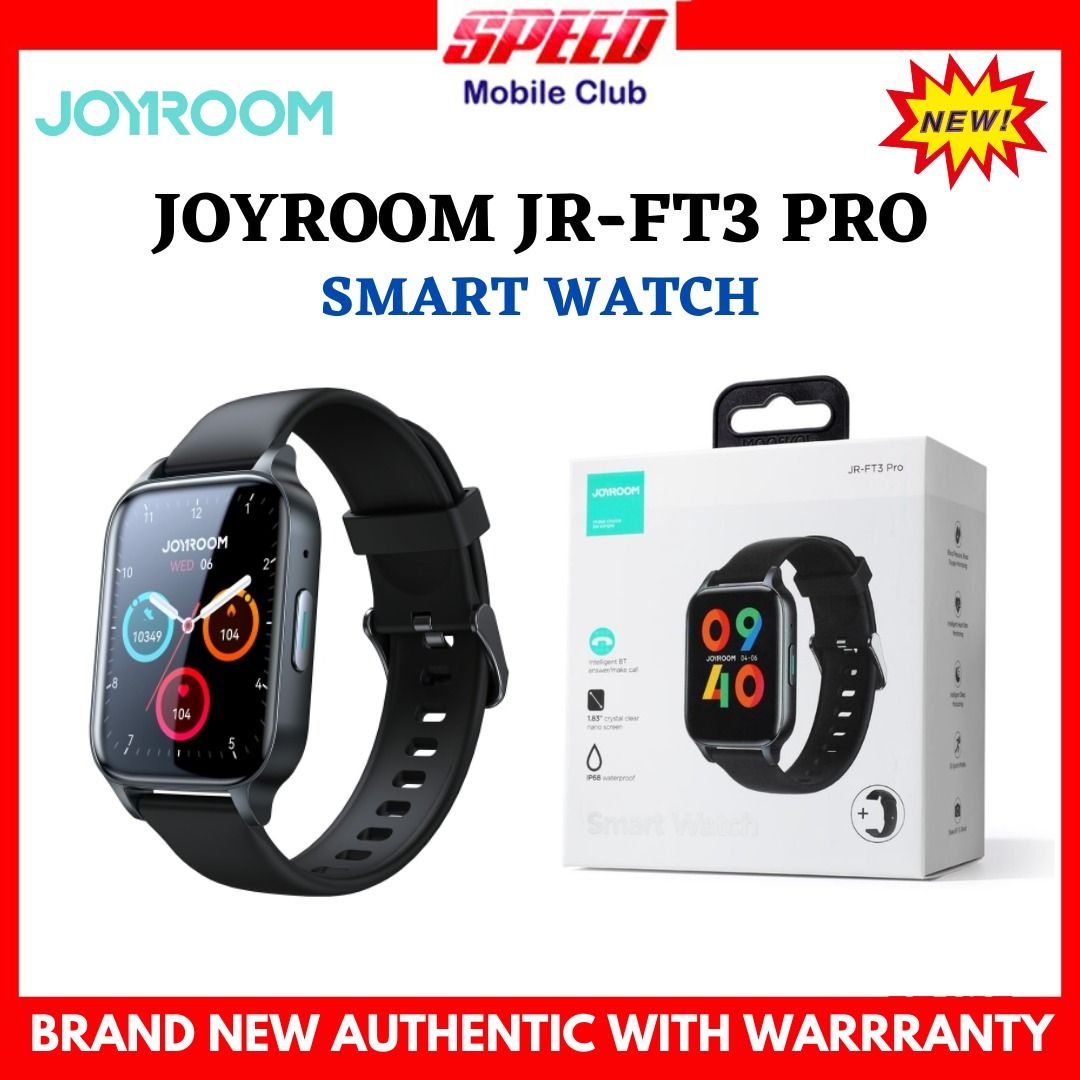 JOYROOM JRFT3 Pro FitLife Series Smart Watch Brand New With