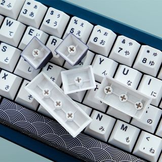 Kaminarimon Keycaps | 134 Keys | GMK Cherry Profile | PBT Dye-Sub | Royal Kludge Tecware Keycap