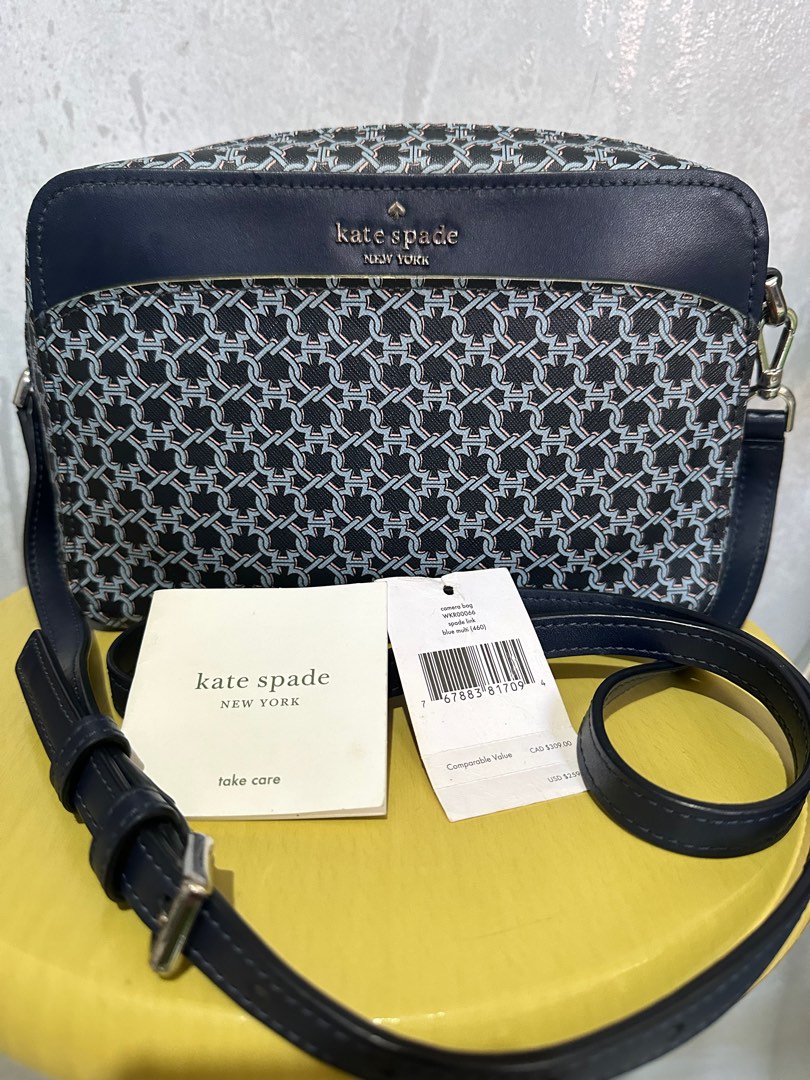 ♠️KATE SPADE LINK CAMERA BAG, Women's Fashion, Bags & Wallets, Cross