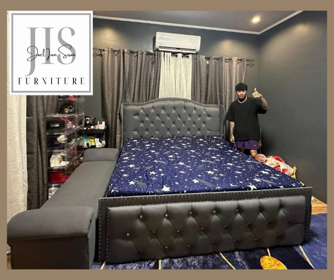 King size bed frame on Carousell