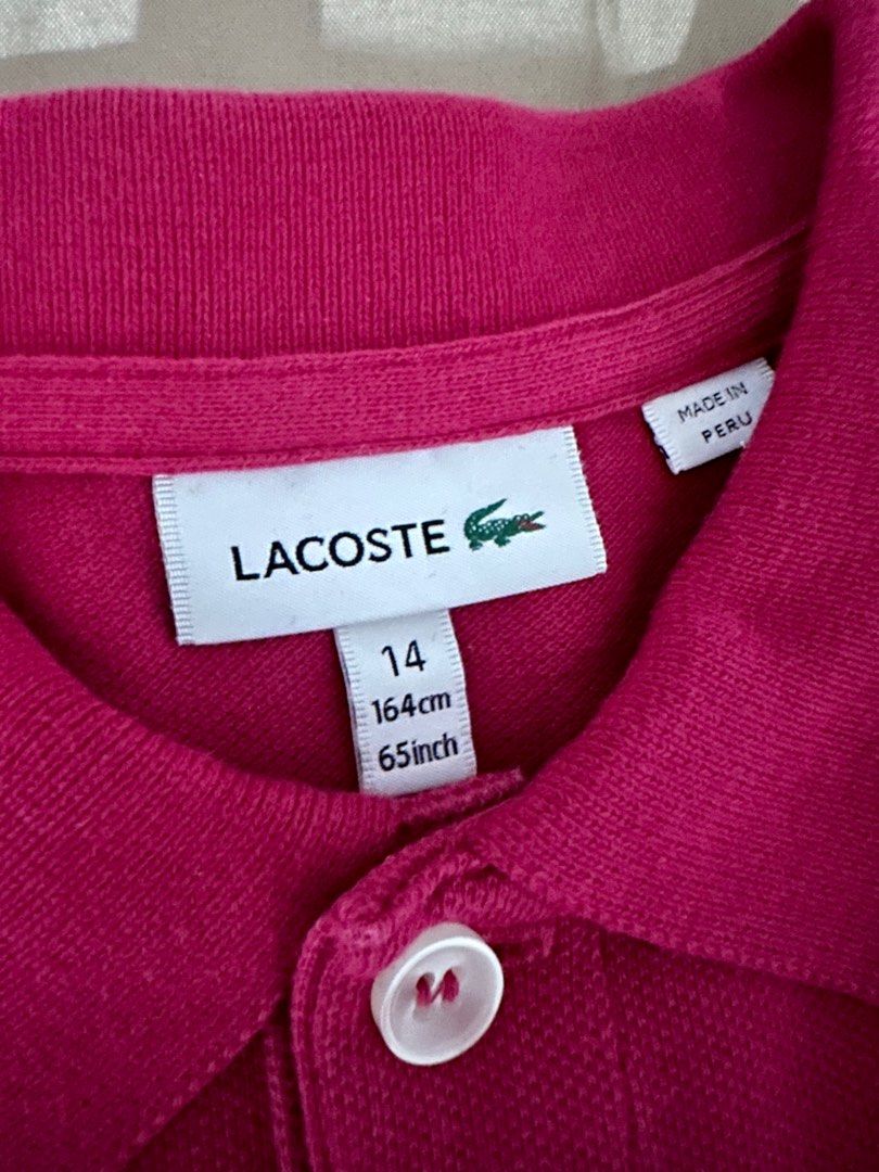 Lacoste size 14 clearance