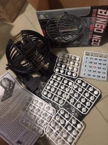 Large BINGO play set (Category: Board Games & Puzzles) located in Mandaluyong City. Submitted by shopmla (Listing ID 1227748761, Image 2). Description: Large BINGO play set Php 680. Actual pics posted Sold as a set Sf applies COD Lalamove pabili Gcash Bpi family.